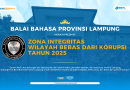 BBPL Meraih Predikat Zona Integritas Wilayah Bebas dari Korupsi